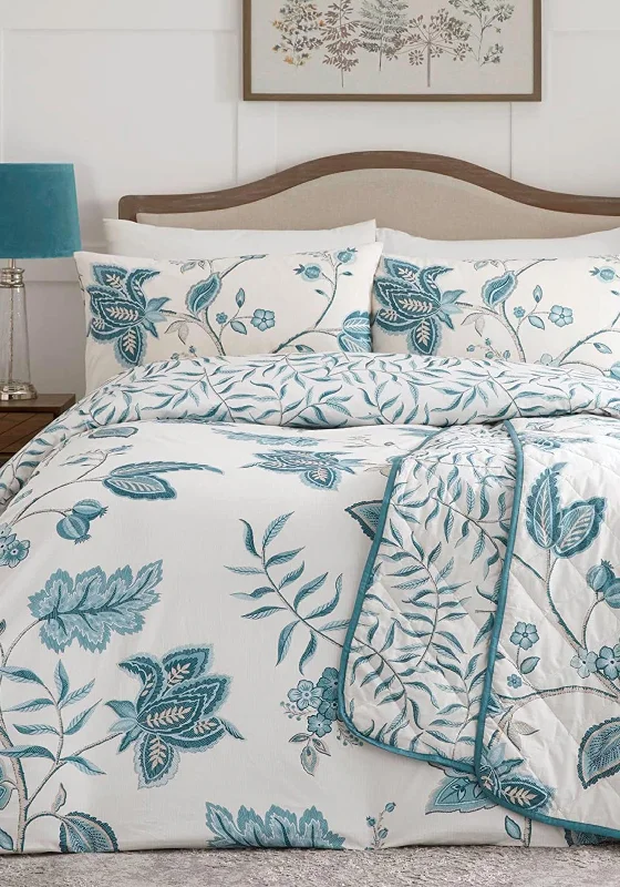 D&D Design Samira Duvet Set, Teal