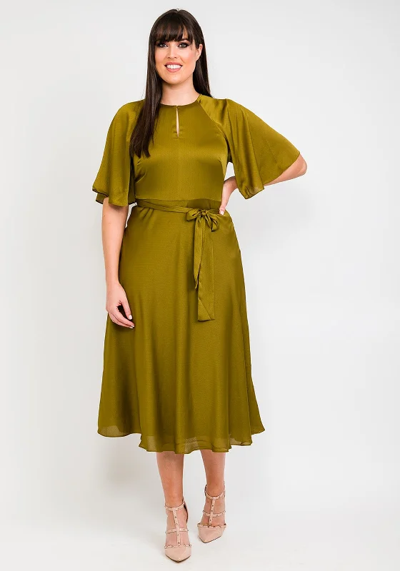 Ted Baker Harriet Raglan Tea Dress, Khaki