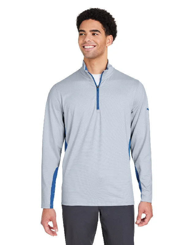 Puma Golf PG410 Men's Mesa Stripe Quarter-Zip