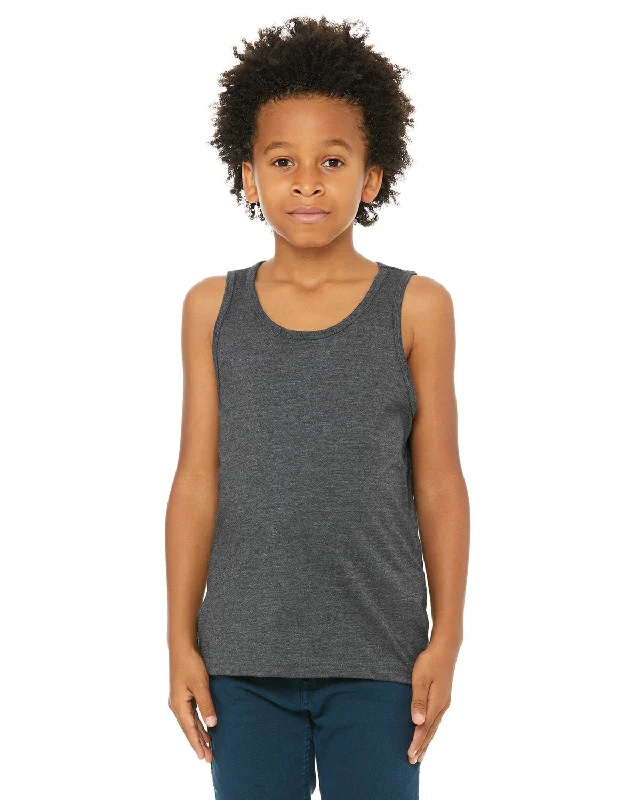 Bella + Canvas 3480YCV Youth Heather CVC Tank