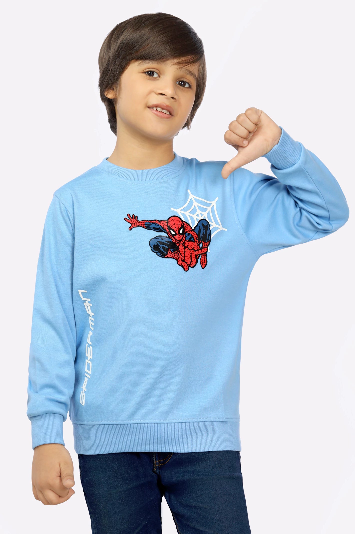 Spider Man Printed Boys Sweatshirt