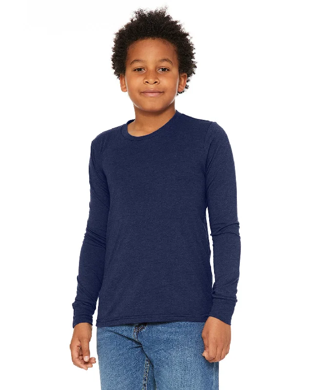 Bella + Canvas 3513Y Youth Triblend Long-Sleeve T-Shirt