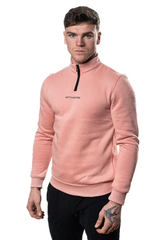 Avventura 614 Quarter Zip Sweatshirt, Pink