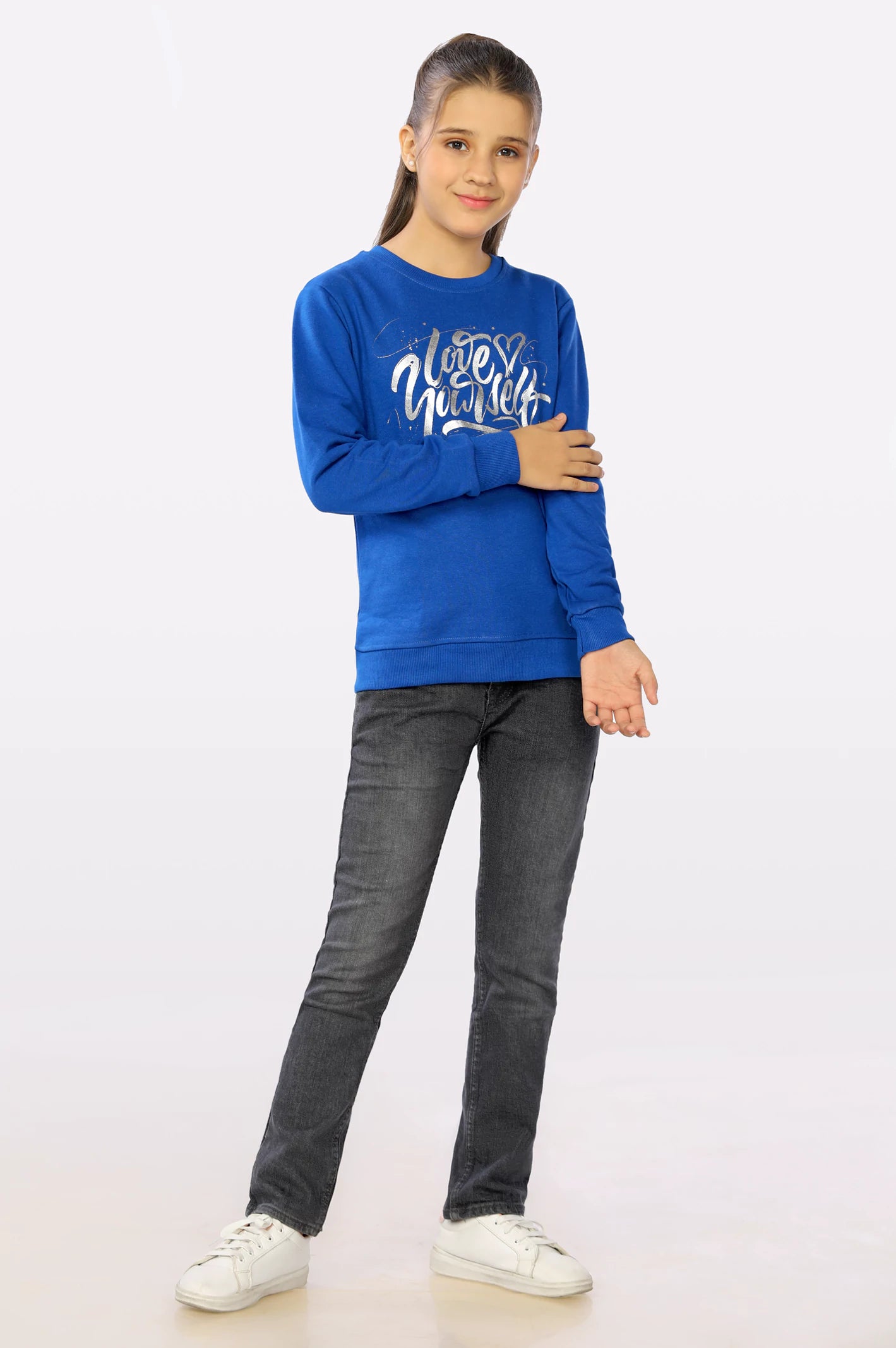 Girls Sweatshirt SKU: KGP-0017-ROYAL BLUE