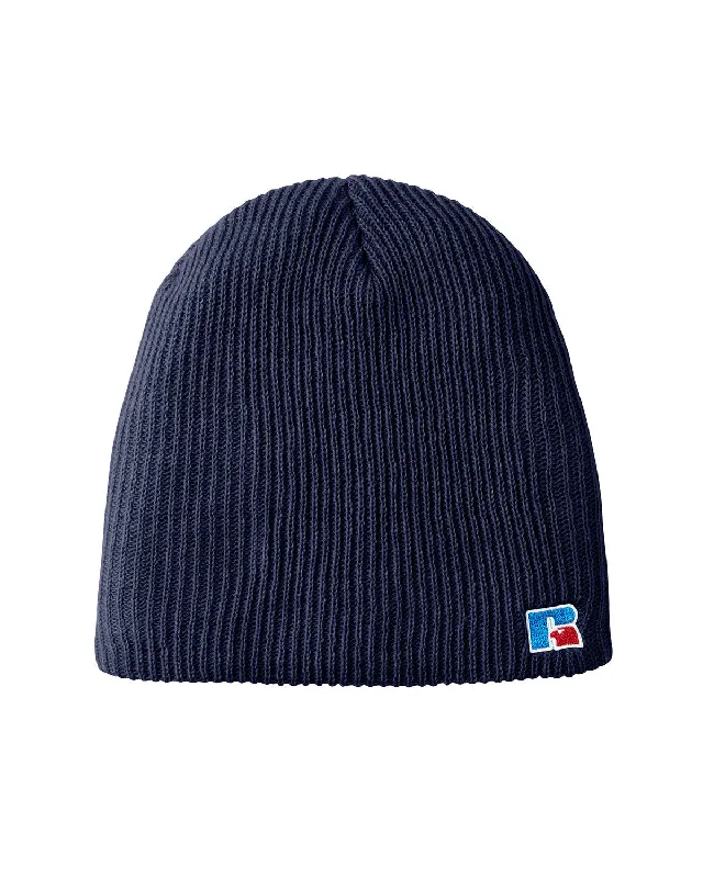 Russell Athletic UB89UHB Core R Patch Beanie