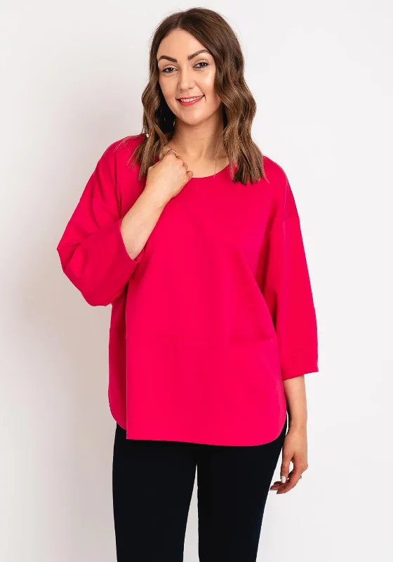 NOEN Round Neck Sweatshirt, Fuchsia