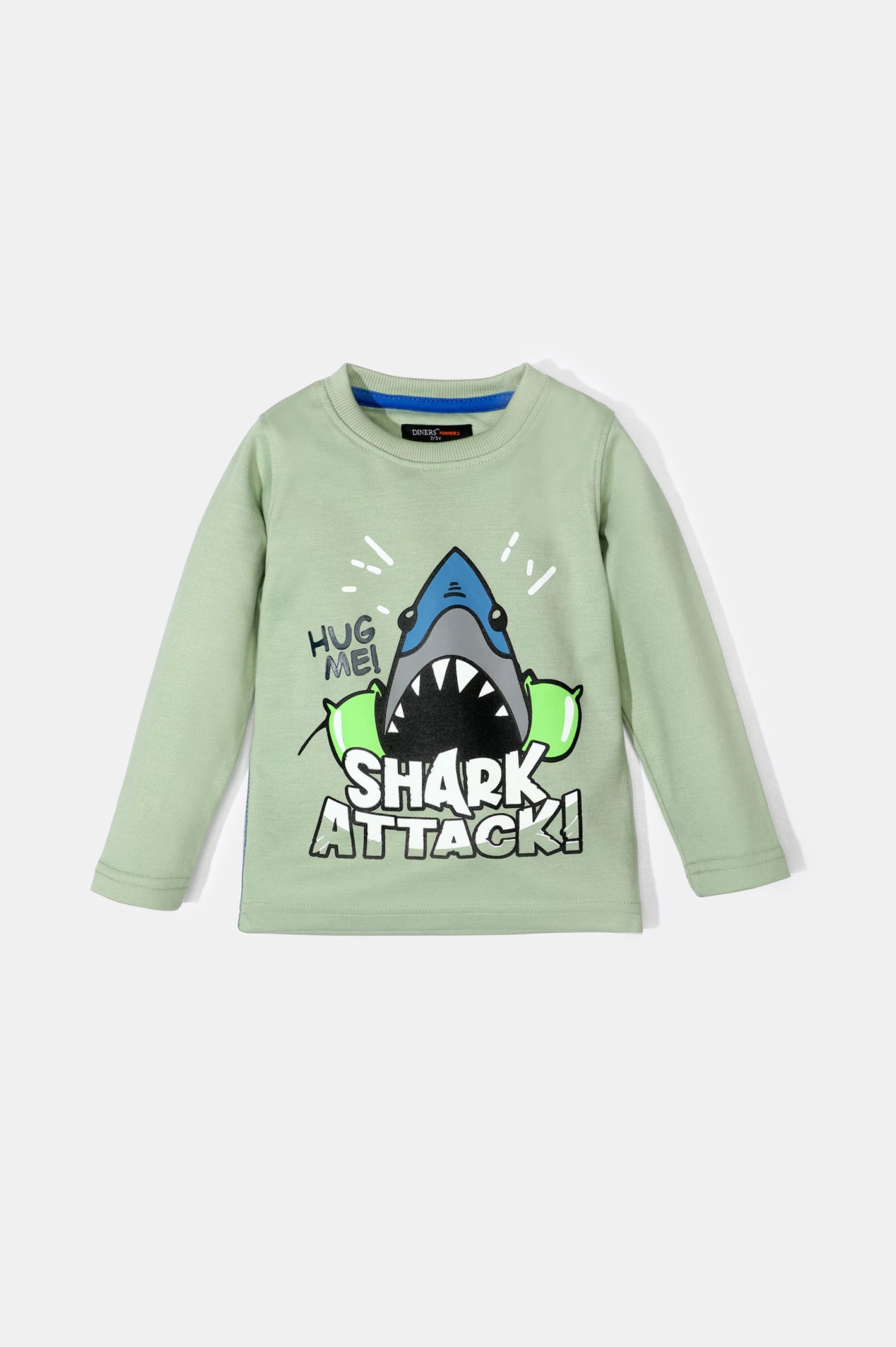 Shark Graphic Print Boys Sweatshirt