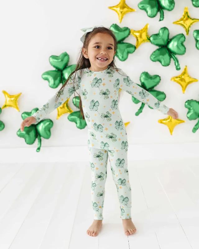 Shamrockin' Sparkles Two-Piece Pajama Set