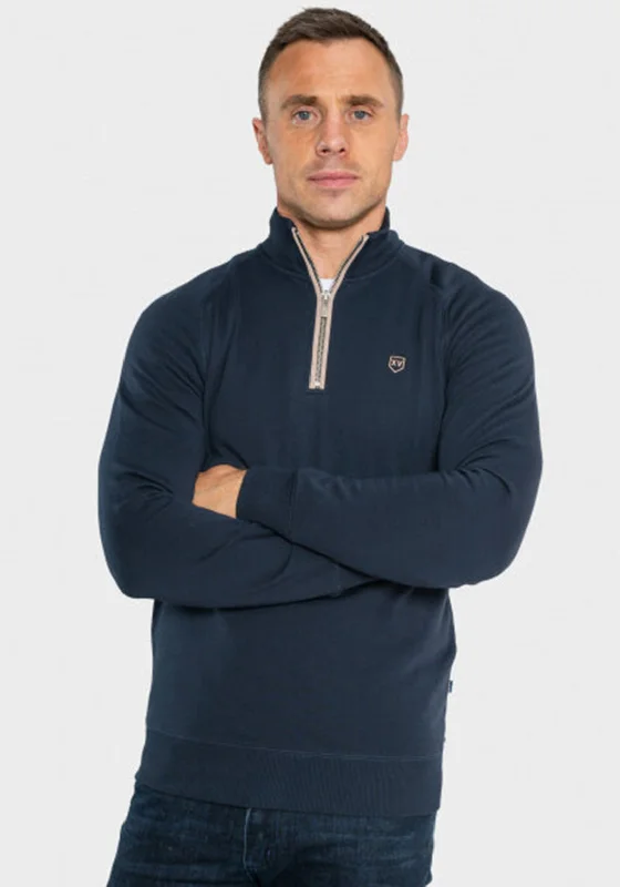 XV Kings by Tommy Bowe Falcons Quarter Zip Sweatshirt, Navy