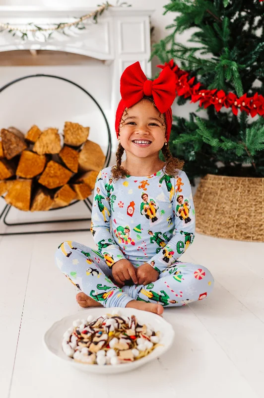 Buddy The Elf™ Two-Piece Fold Over Waistband Pajama Set