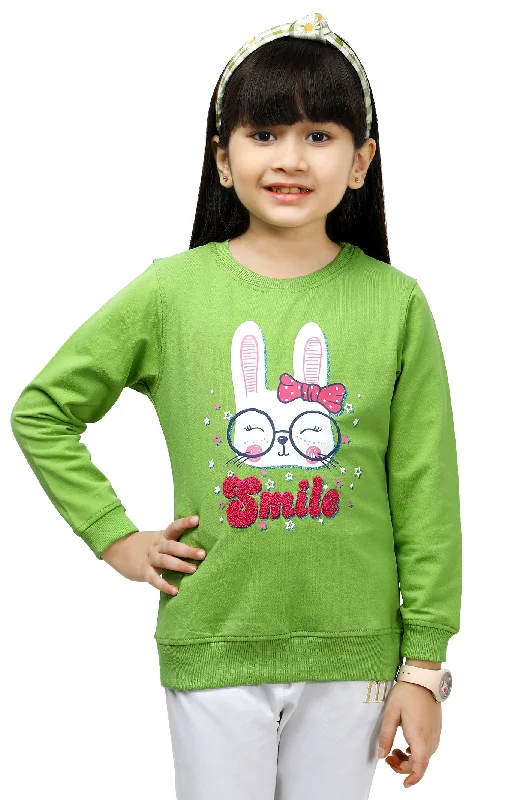 Girls Sweatshirt SKU: KGP-0012-GREEN