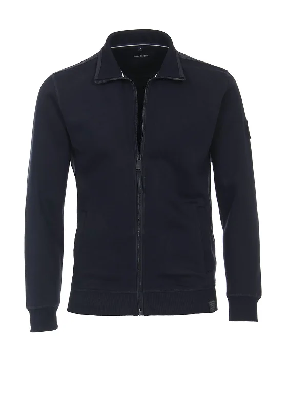 Casa Moda Full Zip Sweatshirt, Night Blue