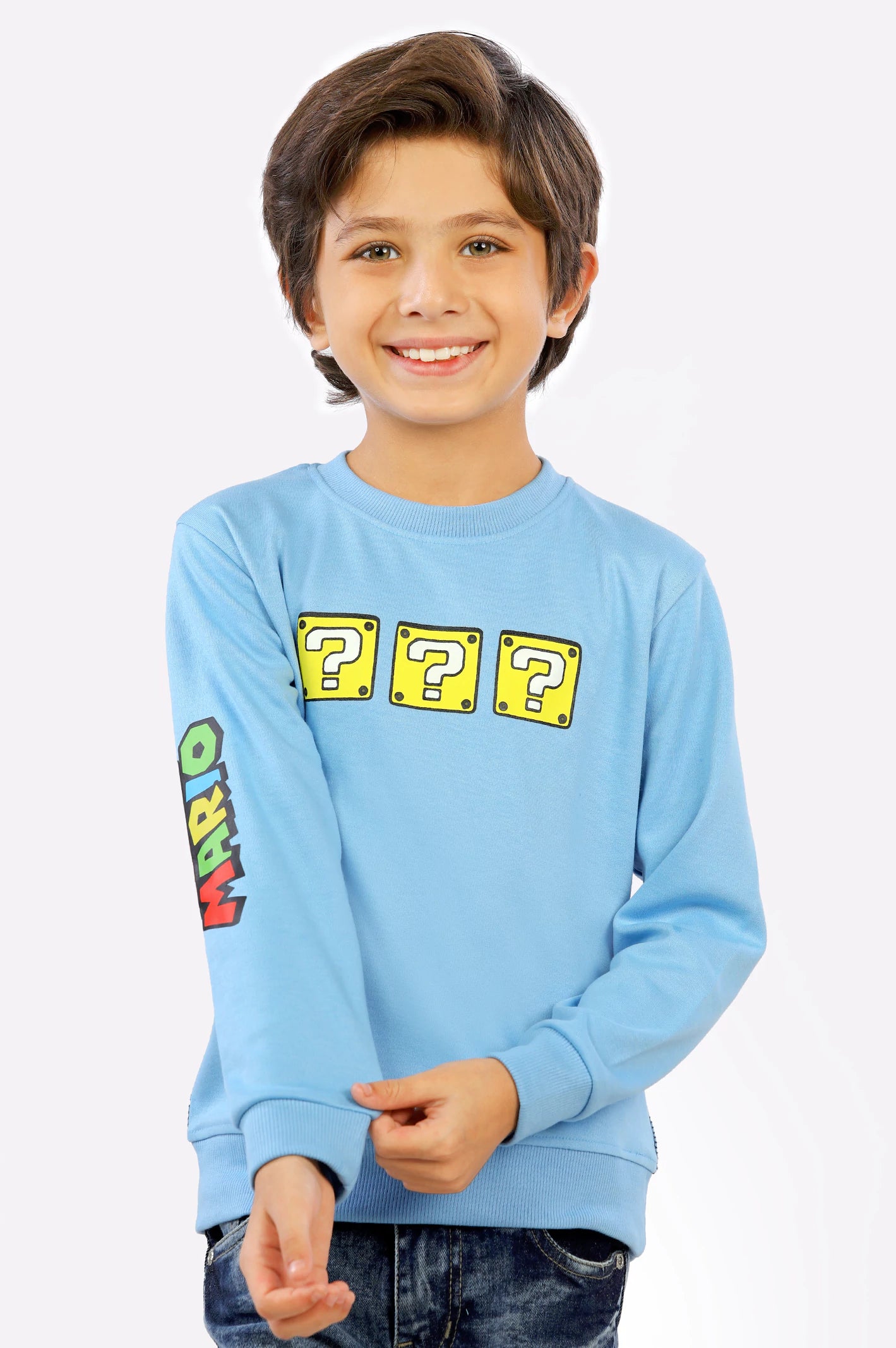 Mario Graphic Printed Sweatshirt