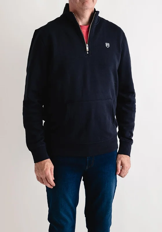 XV Kings by Tommy Bowe Gladiators Half Zip Sweatshirt, Classic Navy