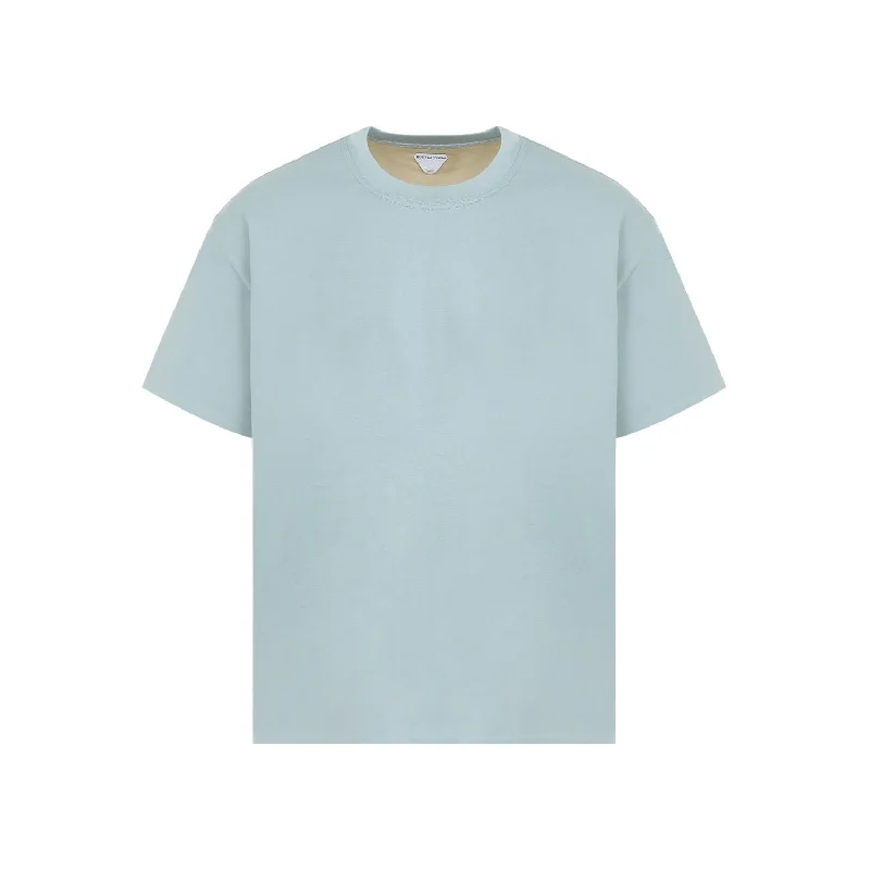 BOTTEGA VENETA Luxury Cotton Tee - Blue