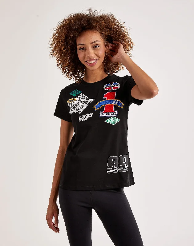 First Row Moto Graphic Tee