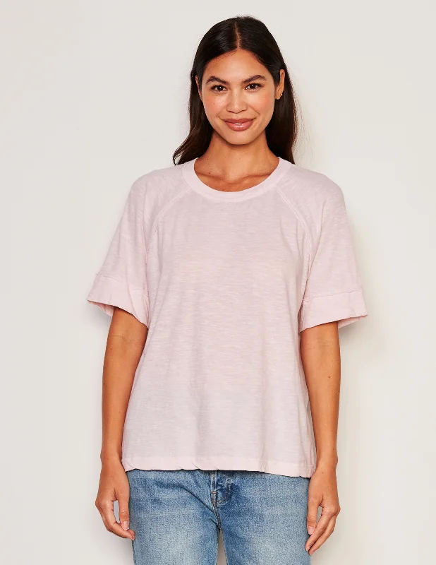 Sundry Boyfriend Tee in Flush Pink