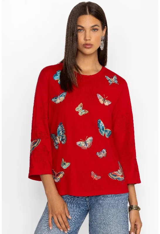 JOHNNY WAS LUCIANA KIMONO SLEEVE TEE