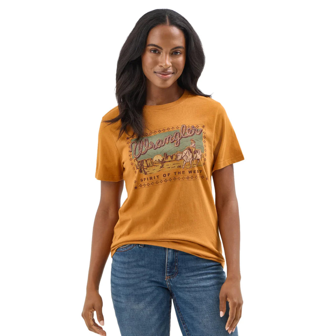 Wrangler Spirit Of The West Tee - Sudan Brown