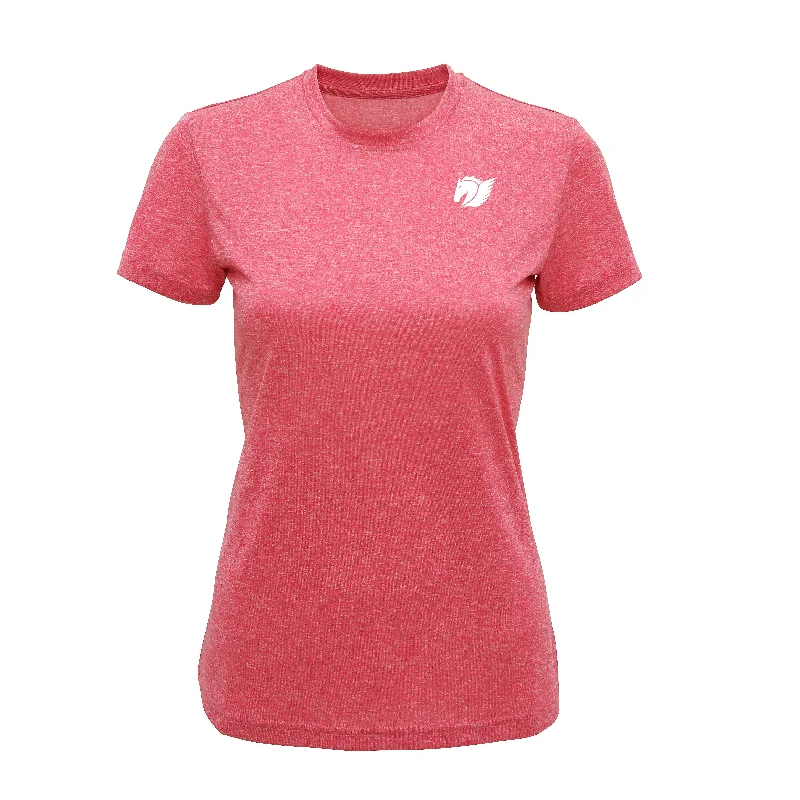 Women's Performance Tee - Pink Melange