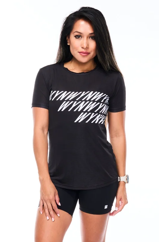 Women's WYN Active Fly Tee - Black