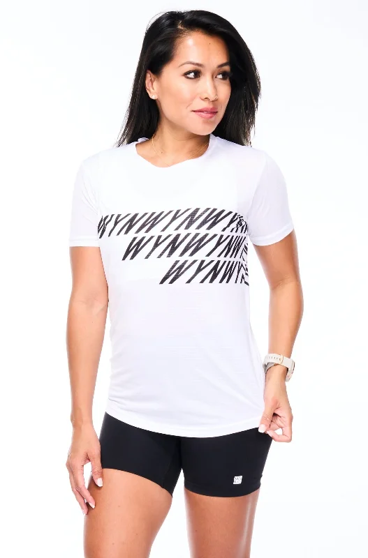 Women's WYN Active Fly Tee - White